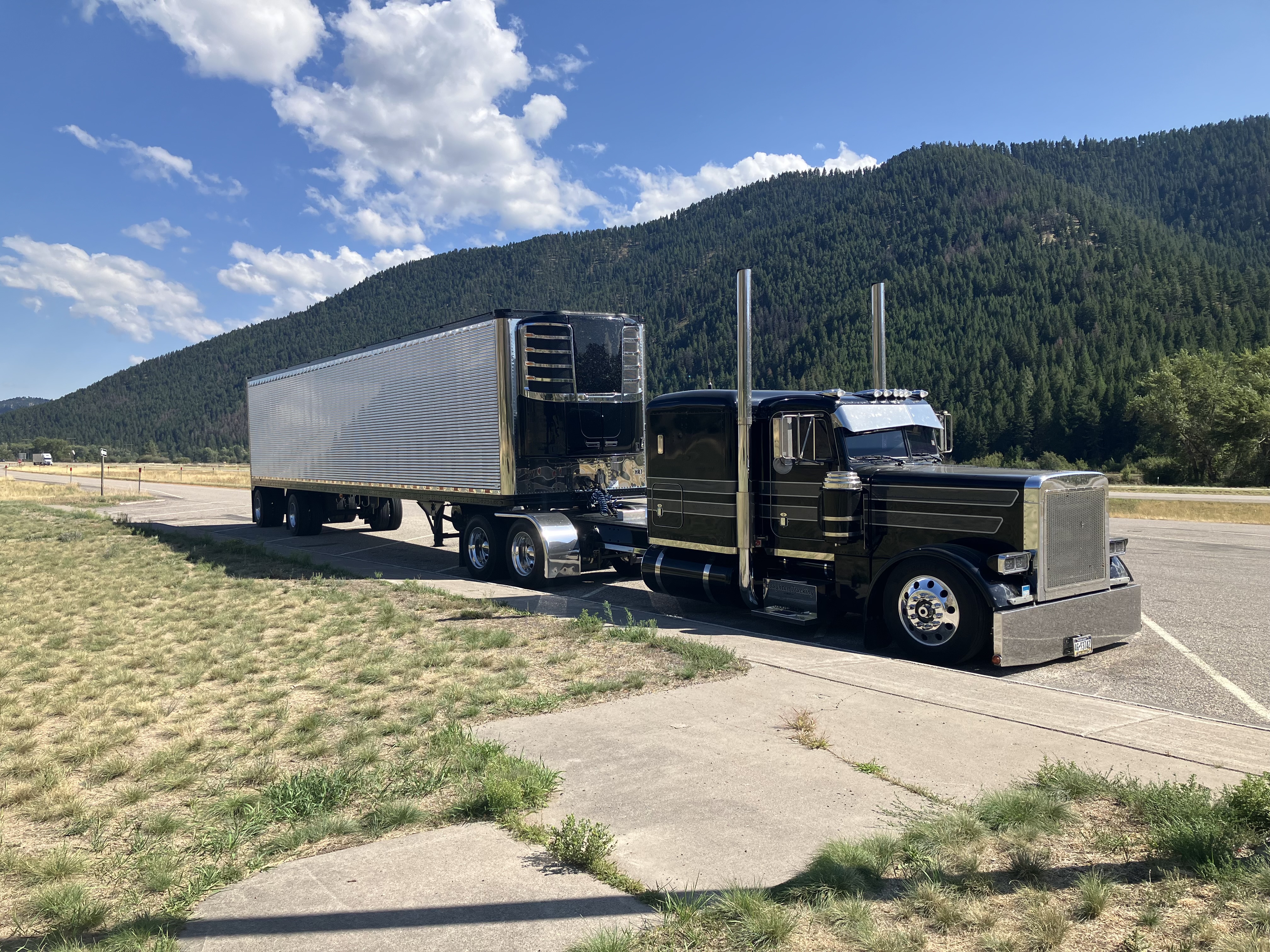 Houghton Trucking reefer truck